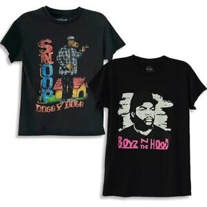 Bundle of Men's Snoop Dogg and Ice Cube Boyz N The Hood Tees